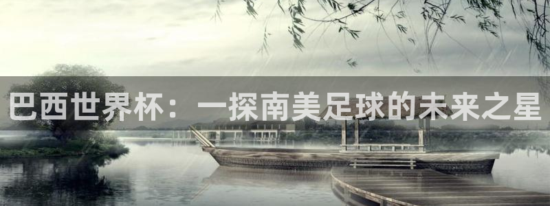 2026年世界杯时间表：巴西世界杯：一探南美足球的未来之星